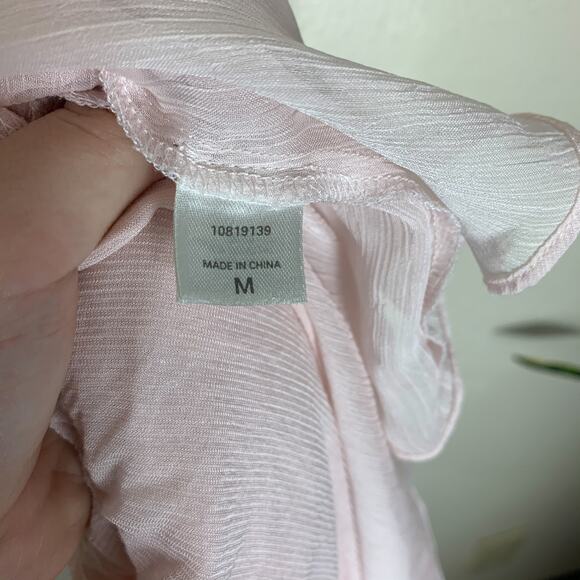 Vintage Victoria's Secret Gold Label 90s‎ Y2K Pink Sequin Chemise Sz M Tank Top - Picture 8 of 11